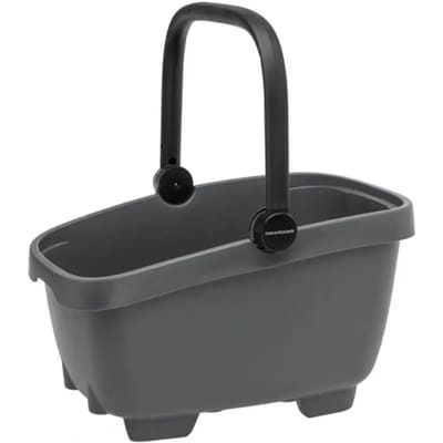 New Looxs Clipper - Fietsmand Hond - Bagagedrager - Hondenmand Fiets Achter - Geschikt voor Elektrische Fietsen – Boodschappen Fietsmand – Antraciet
