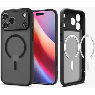 Spigen Ultra Hybrid MagFit - Hoesje Geschikt voor iPhone 17 Pro - Compatibel met MagSafe - Back Cover Frost Zwart