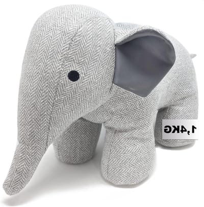 Deurstopper - Deurblokkade - Deuren Open Houden - Zwaar Zandzak Ontwerp - 1.4 kg - Grijs