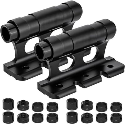 Fietsvork Houder van Aluminiumlegering, 2 Stuks, Vorkhouder voor Fiets met Snelspanner voor 5/12/15 x 100 mm en 15 x 110 mm, Ideaal voor Fietsendragers en Fietsaccessoires