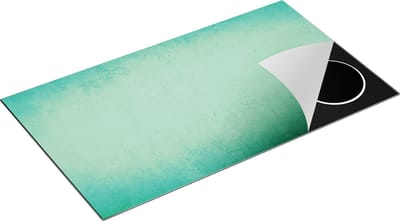 Chefcare Inductie Beschermer Lichtgroene Stenen Muur - 90x50 cm - Afdekplaat Inductie - Kookplaat Beschermer - Inductie Mat