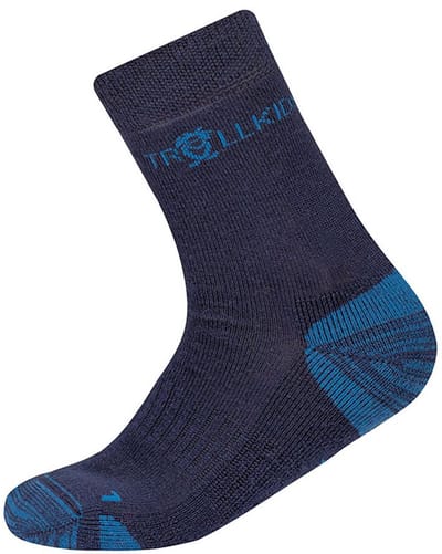 Trollkids Preikestolen Half Lange Sokken Blauw EU 23-26 Kinderen