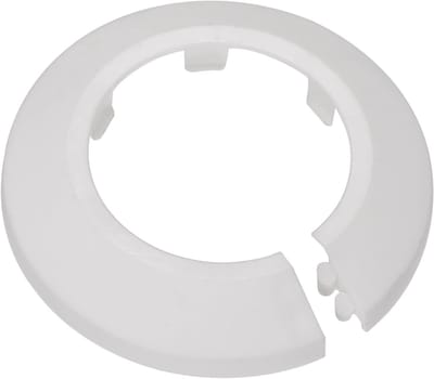 Dailygoods- Buisafdekking 44 mm - 10 Stuks - Klikbare PP Kunststof Rozet - Pijpkraag - Waterpijp - Afvoerleiding - Duurzaam en Schokbestendig
