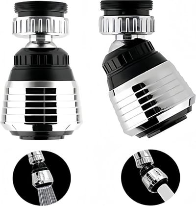 2 stuks 360 graden draaibare kraanbeluchter Deluxe waterbesparende sproeikop Waterbesparende beluchter Drukfilter voor kraan Keukenaccessoires (360 graden draaibaar, aantal: 2)
