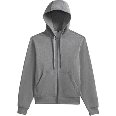 Wilson Team Sweatshirt Met Rits Grijs L Man