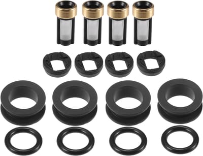 O-ring set voor brandstofinjector - Reparatieset voor O-ring vervanging - NBR rubber, zwart - Geschikt voor Yamaha 2006 - 4 sets voor optimale afdichting
