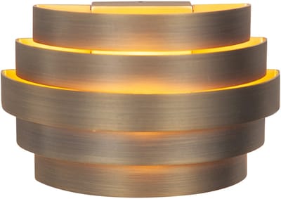 Wandlamp | 20 cm | scudo wandlampen | G9 | brons | aluminium metaal | moderne design decoratieve trendy verlichting