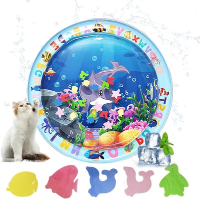 Interactieve Water Sensor Speelmat voor Honden en Katten, Dikke Waterbed Mat voor Plezier en Verkoeling