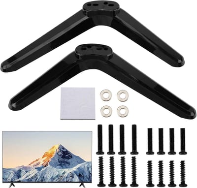TV Voet Standaard - TV Poten Set - TV Stabiliseren - Universele Compatibiliteit - 32-55 Inch - Zwart