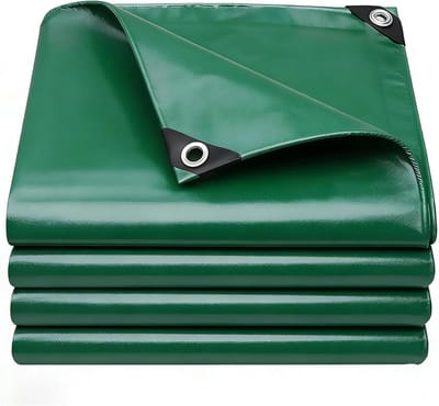 Afdekzeil - Beschermzeil - Buiten beschermen - Weerbestendig - 220 x 460 cm - Groen