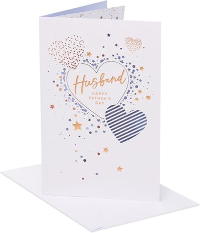 Vaderdagkaart voor Mijn Man - Liefde Hartjes Design - Luxe Kwaliteit