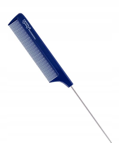 Haarstyling Kam met Metalen Spitse Punt - Professionele Tapir - Geschikt voor alle haartypes