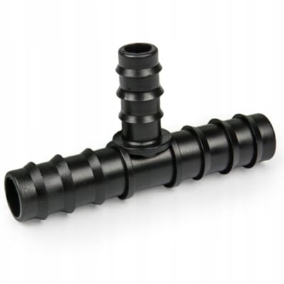 Koppeling 20mm/16mm/20mm voor druppelslang - 3-weg connector