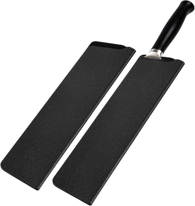Universele Mesbeschermers Set van 2 Stuks, Waterdichte Bescherming voor Keukenmessen, Snijrand Beschermhoezen voor Koksmes en Keukenaccessoires