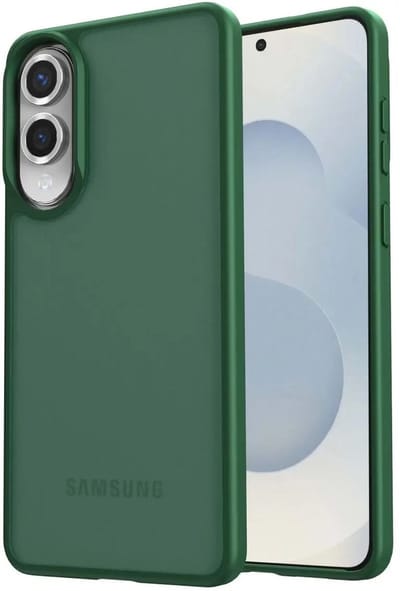Hoesje Geschikt voor Samsung Galaxy S25 Edge - Matte Back Cover - Groen
