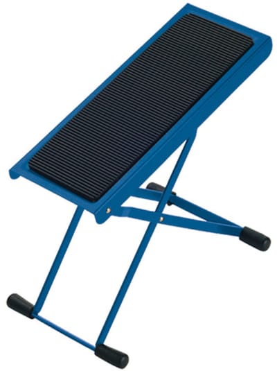 König & Meyer 14670 voetbank staal, blauw - Accessoire voor gitaren