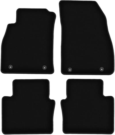 BASIC zwarte veloursmatten voor: Saab 9-5 II NG sedan, stationwagen, liftback, hatchback (2010-2012)