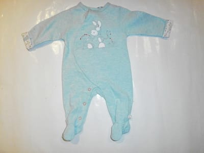Noukie'z - Pyjama - 6 maand 68cm - Uni - Groen - Katoen
