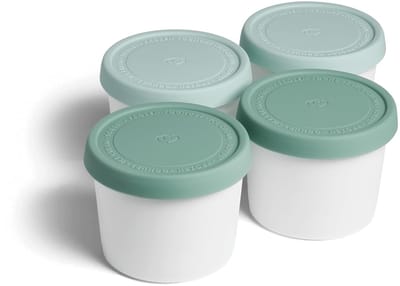 Unyqoos® Set van Vier Handige IJshouders met Luchtdichte Deksel voor Vers IJsplezier Thuis
