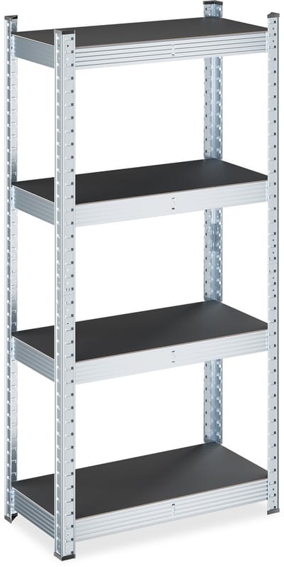 stellingkast - 120 x 60 x 30 cm - tot 700 kg - verzinkt staal - steeksysteem