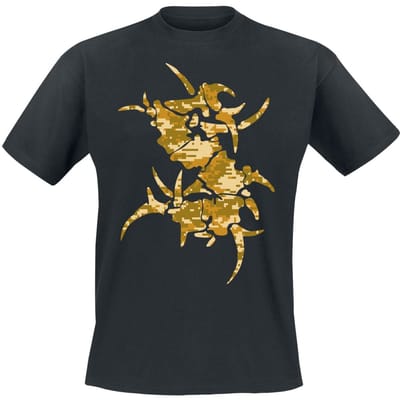 Sepultura T-shirt - Sepultura Camo - S tot 5XL - voor Mannen - zwart