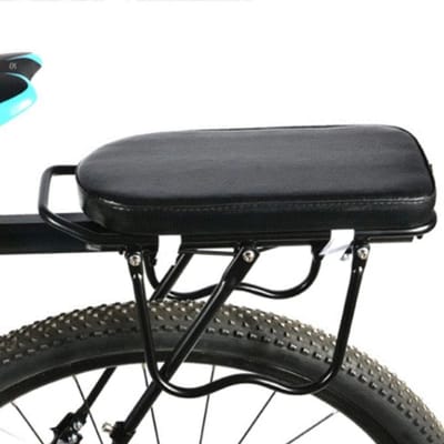 BukkitBow - Bagagedrager Kussen - Fietskussen voor Achterop - Comfortabel & Stevig - Zwart - Fiets / Fatbike & Mountainbike Accessoire