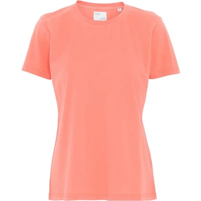 Dames-T-shirt Colorful Standard Light Organic bright coral