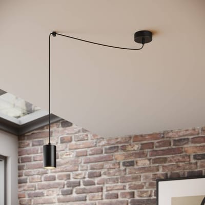 EMIBIG LIGHTING Hanglamp Speed, zwart, 1-lamp