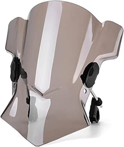 Motorfiets Windscherm - Universele Deflector - Bescherming Tegen Wind - Gladde Randen - 324x372mm - Bruin