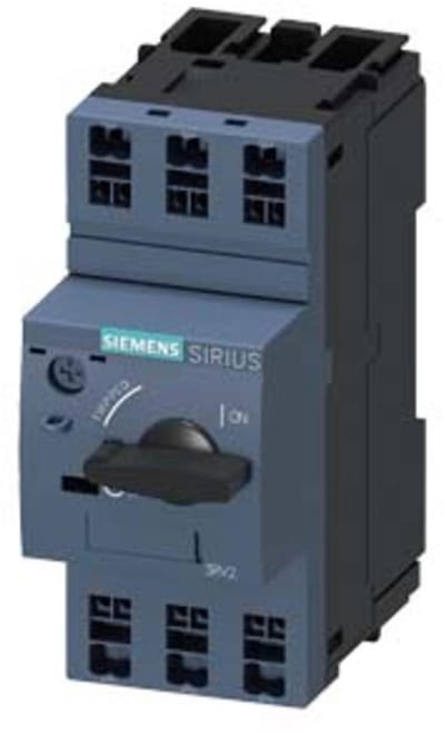 Siemens 3RV2011-1JA20 Vermogensschakelaar 1 stuk(s) Instelbereik (stroomsterkte): 7 - 10 A Schakelspanning (max.): 690 V/AC (b x h x d) 45 x 106 x 97