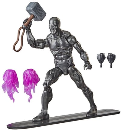 Hasbro Marvel Legends Series Action Figure 2021 Silver Surfer met Mjolnir 15 cm Action Figuur