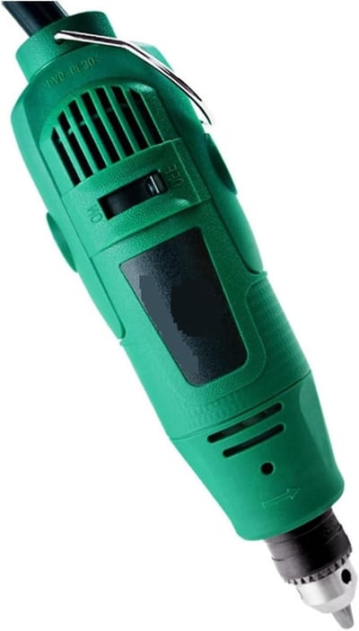 Elektrische Slijpmachine - Kleine Polijstmachine - Precisie Werk - Variabele Snelheid - 0.6-6 mm - Donkergroen