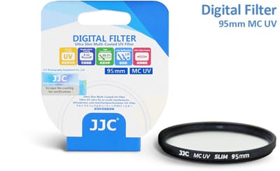 JJC UV Filter 95mm – Ultraviolet Lensfilter voor 95mm Draad – Bescherming & Beeldhelderheid.