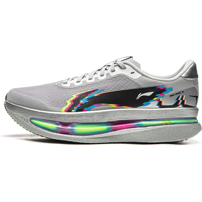 Li Ning Red Rabbit 9 Ultra Capsule Technologie Hardloopschoenen Heren Hardloopschoenen Kristal-Grijs ARPW007-4 41 gray