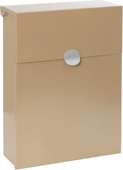Waterdichte Brievenbus voor Buiten - Personaliseerbaar DIN A4, Staal, Modern Design