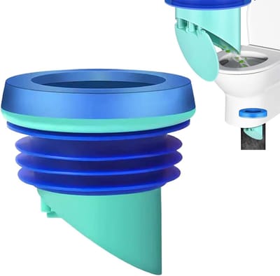 WC Flensafdichting - Universele Afdichtring - Geurvrije Badkamer - Drievoudige Anti-Geur - 100-110 mm
