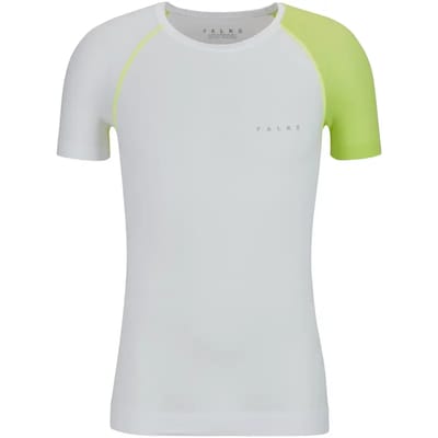 FALKE Ultralight Cool Shortsleeve hete temperatur functioneel materiaal functioneel shirt met korte mouwen heren wit - maat L