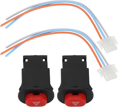 Dubbele Flitswaarschuwingscontroller voor Motorfiets met Alarmlichtschakelaar
