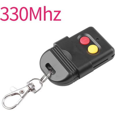 433MHz 330MHz 2 Toetsen RF Draadloze Afstandsbediening 8 Dip Switch Automatische Poort Voor Poort Garagedeuropener Universele Afstandsbediening