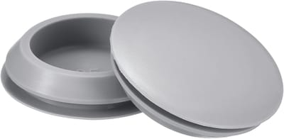 Siliconen Gatstoppen - Ronde Rubberen Doppen - Gaten Afsluiten - Waterdicht en Flexibel - 35-38 mm - Grijs