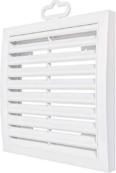 Dailygoods - Buitenliggend Ventilatierooster 20 x 20 cm - Duurzaam en Weerbestendig