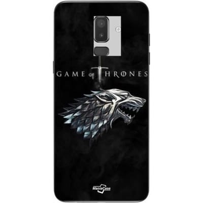 Hoesje - Game Of Thrones - Samsung Galaxy J8 2018 - Zwart - Flexibel - Huis Stark