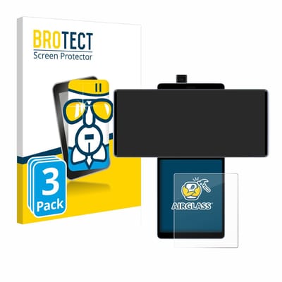 Screenprotector 3 Stuks voor LG Wing (Achterdisplay) Beschermglas transparant