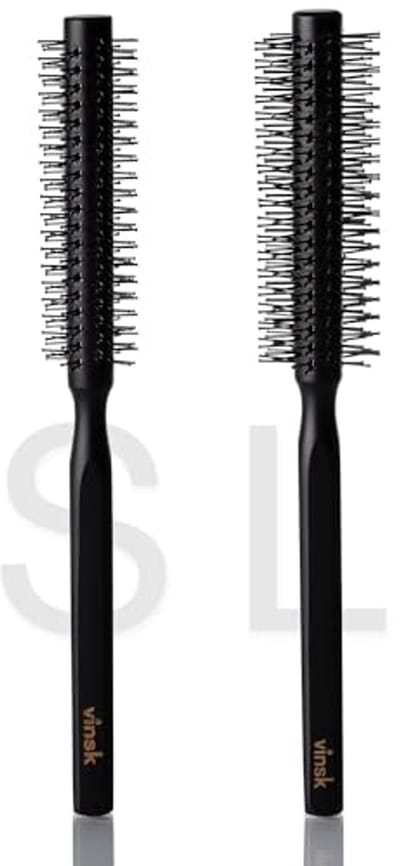 Ronde Baardborstel L - Perfect voor Baard Styling en Haarverzorging | Duurzame Houten Handgreep | Ideale Borstel voor Mannen