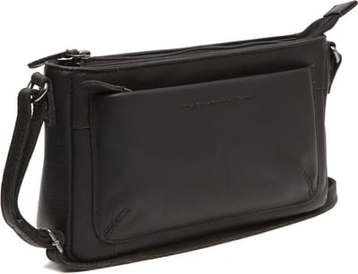 The Chesterfield Brand Southampton Waxed Pull Up Schoudertas - Zwart