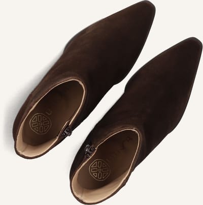 Unisa Lombas Enkellaarsjes - Enkelboots met rits - Dames - Bruin - Maat 36