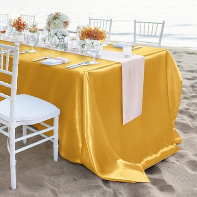 Dailygoods- Tafelkleed Vlek- en Kreukbestendig - Rechthoekig 147 x 320 cm - Afwasbaar - Elegant Design - Geschikt voor Feest en Bruiloft - Tafelbedekking