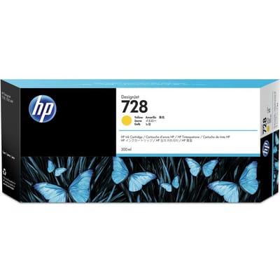 HP F9K15A nr. 728 inktcartridge geel extra hoge capaciteit (origineel)