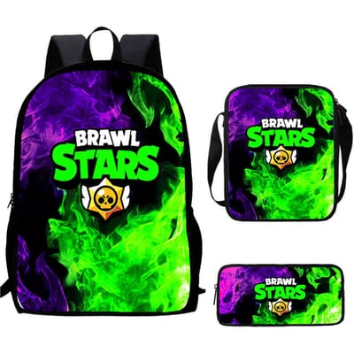 Sac à dos Brawl Stars Impression Haute Définition Multifonctionnel Léger