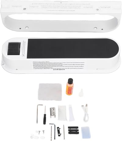 Raammotor - Gordijnopener Kettingopener - Automatisch Ramen Openen - Stille Technologie - B8 x H31 cm - Wit